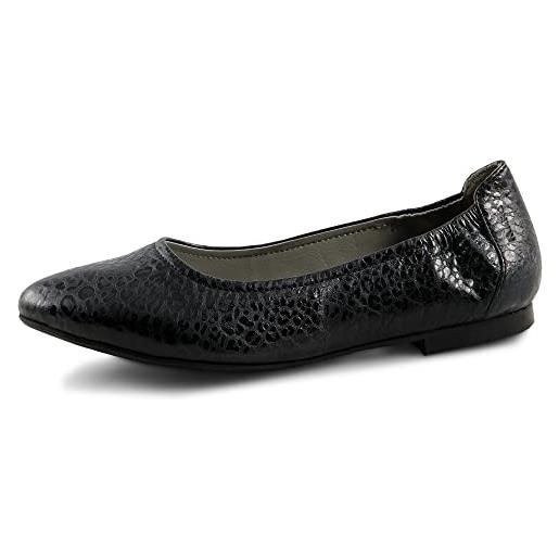 Marc Shoes aurelia, ballerine donna, nero (goat suede black 00655), 37 eu
