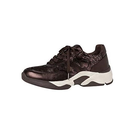 Tamaris 1-1-23720-25, scarpe da ginnastica donna, metallic/brown, 41 eu