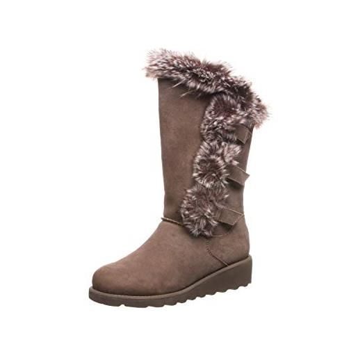 Bearpaw genevieve, stivali arricciati donna, marrone (seal brown 240), 43 eu