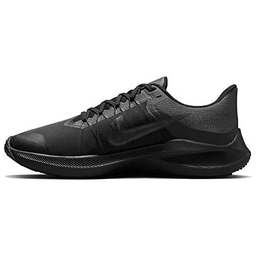 Nike winflo 8, sneaker uomo, black/dk smoke grey-smoke grey, 44 eu
