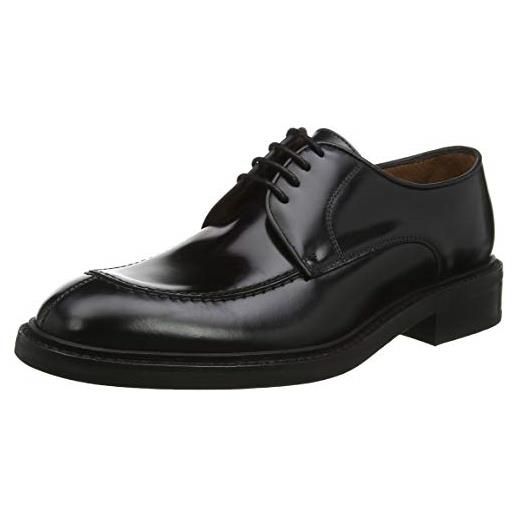Lottusse l6711, scarpe stringate derby uomo, nero (jocker p. Negro jocker p. Negro), 45.5 eu