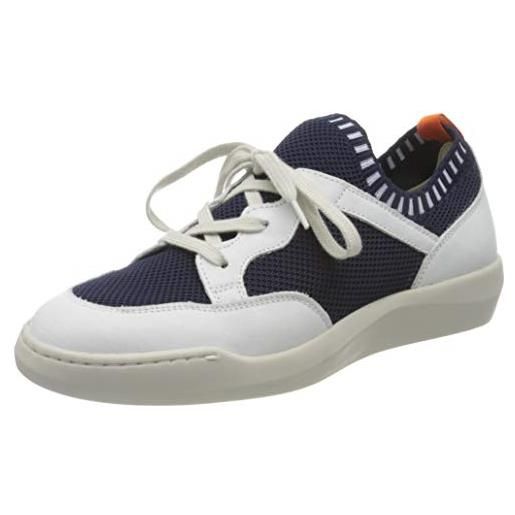 Softinos beae565sof, sneaker infilare donna, multicolor (bianco/blu marino 001), 37 eu