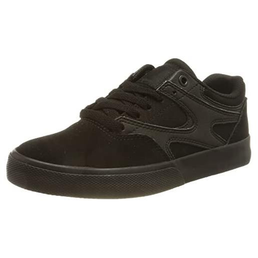 DC Shoes kalis vulc, scarpe da ginnastica uomo, black black gum, 36.5 eu