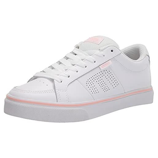 Etnies kingpin vulc w's, scarpe da skateboard donna, bianco e rosa, 37.5 eu