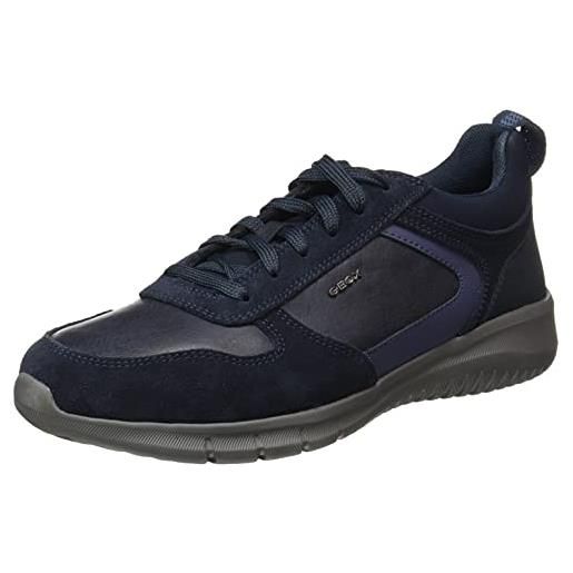 Geox u monreale c, sneakers uomo, blu (navy c4002), 40 eu