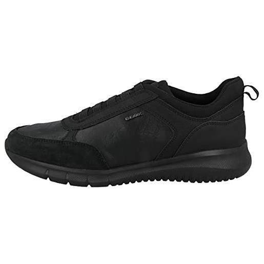 Geox u monreale c, sneakers uomo, nero (c9999 black), 41 eu