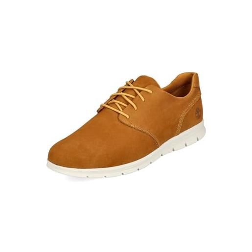 Timberland graydon oxford basic, scarpe stile oxford uomo, marrone (light brown leather), 43.5 eu