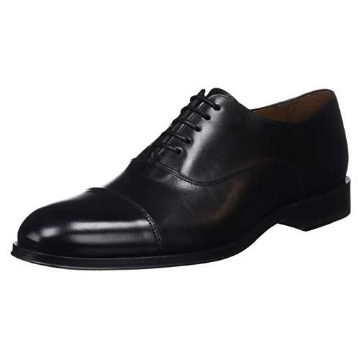 Lottusse l6965, scarpe stringate oxford uomo, nero (ebony negro), 38.5 eu