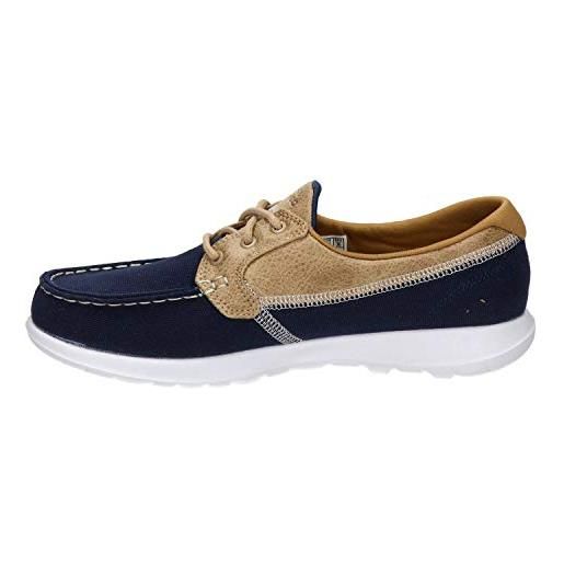 Skechers go walk lite - coral, scarpe da barca donna, blue navy, 39 eu