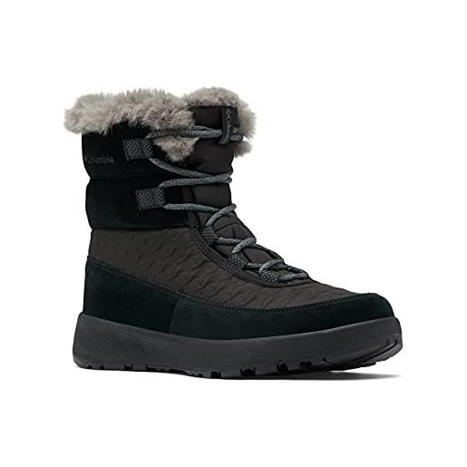Columbia slopeside peak luxe, stivali da neve donna, black/graphite 2024 , 41.5 eu