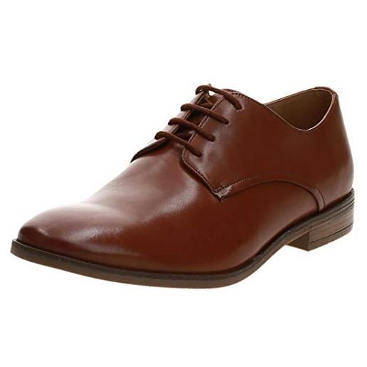 Clarks stanford walk, scarpe stringate derby uomo, marrone (tan leather tan leather), 44.5 eu