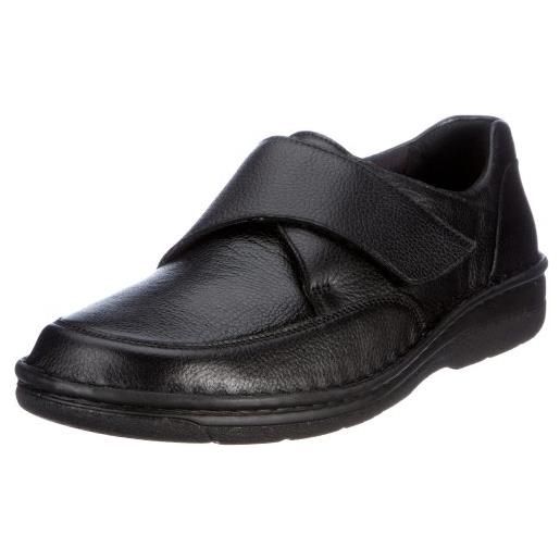 Berkemann markus 05704, scarpe basse uomo, nero (schwarz/schwarz), 47