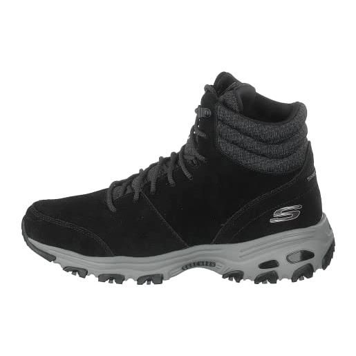 Skechers Skechers, hiking boots, winter boots donna, nero black suede knit blk, 37 eu
