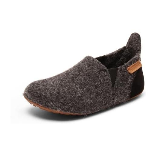 Bisgaard pantofole unisex per bambini wool sailor, grigio. , 28 eu