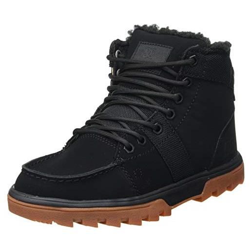 DC Shoes woodland, scarpe da ginnastica uomo, black/gum, 38 eu