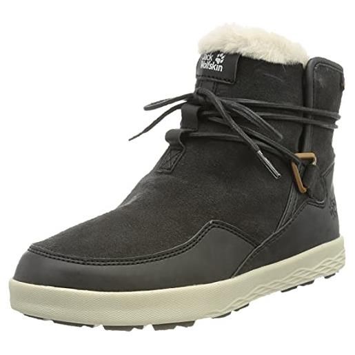 Jack Wolfskin auckland wt texapore boot w wasserdicht, scarpe da arrampicata alta donna, marrone (desert brown/white 5215), 43 eu