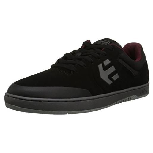 Etnies kingpin, scarpe da skateboard uomo, gomma nera grigia, 42 eu