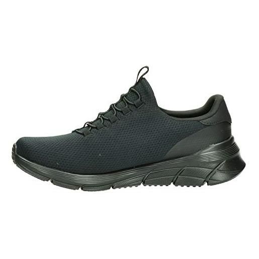Skechers equalizer 4.0 voltis, scarpe da ginnastica uomo, nero, 46 eu