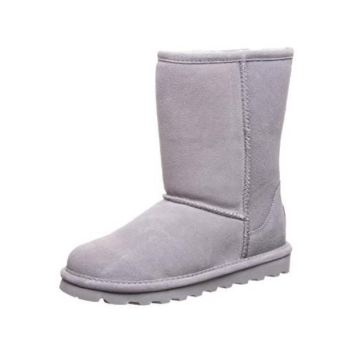 Bearpaw elle short, stivali arricciati donna, grigio (gray fog 051), 44 eu