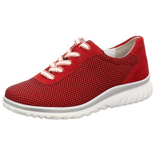 Semler lena, scarpe da ginnastica basse donna, rosso (fire 066), 42 eu