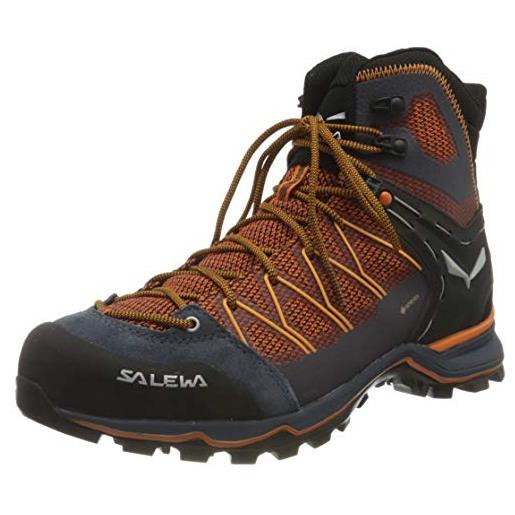 SALEWA ms mountain trainer lite mid gore-tex, scarpe uomo, black out/carrot, 44 eu