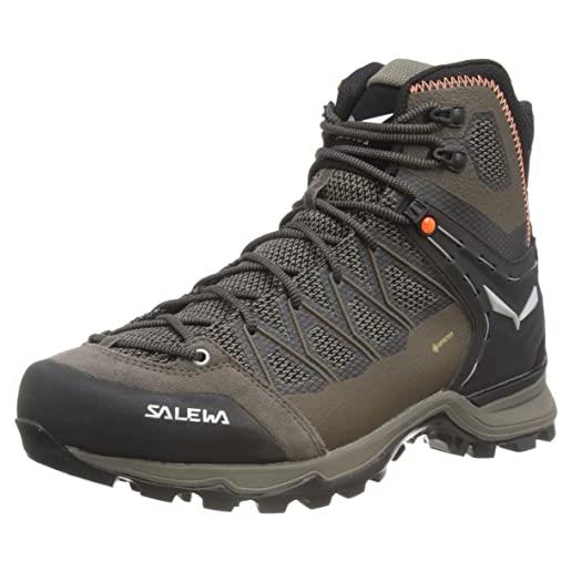 SALEWA ms mountain trainer lite mid gore-tex, scarpe uomo, black out/carrot, 41 eu