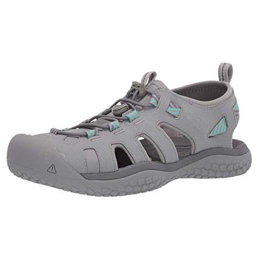 KEEN solr closed toe, scarpe acquatiche, bambina, grigio (light gray/ocean wave), 26 eu