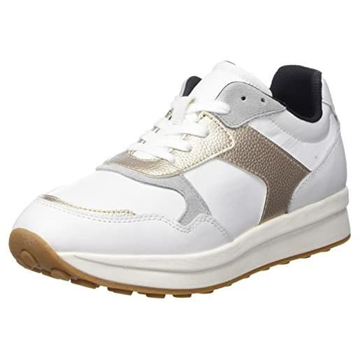 Geox d runntix b, sneakers donna, bianco (white), 41 eu