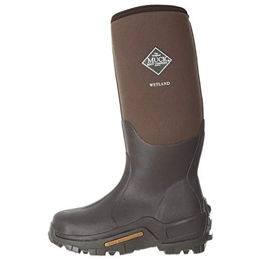 Muck Boots wetland's men, stivali di gomma unisex-adulto, marrone (tan/bark), 43 eu