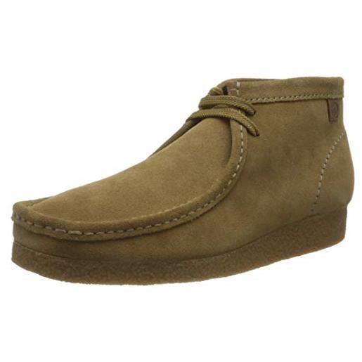 Clarks shacre wallabee boot, scarpe chukka, uomo, nero, 39.5 eu