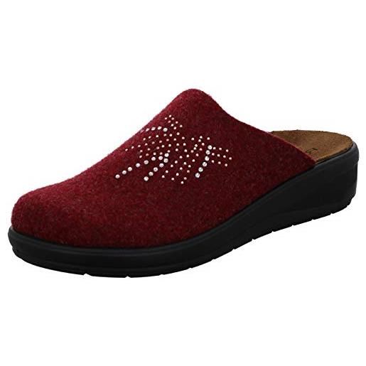 Rohde pantofole donna catania 6162, numero: 39 eu, colore: rosso