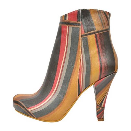 DOGO jazzy boots, stivaletto donna, multicolore, 40 eu