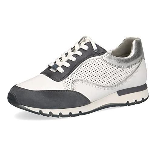 CAPRICE 9-9-23761-28, scarpe da ginnastica donna, wht blue comb, 39 eu