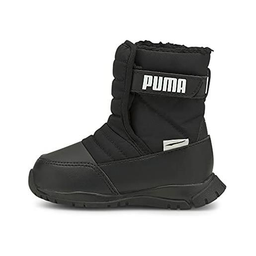 PUMA nieve boot wtr ac inf, scarpe da ginnastica unisex-bimbi 0-24, rosa black white, 24 eu