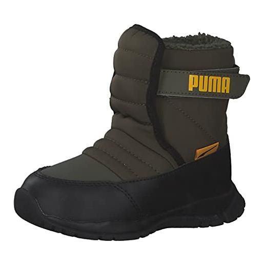 PUMA nieve boot wtr ac inf, scarpe da ginnastica unisex-bimbi 0-24, blu (future blue-nrgy yellow), 26 eu