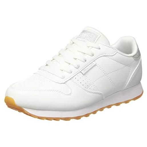 Skechers og 85 - old school cool-699, scarpe da ginnastica basse donna, bianco white wht, 35 eu