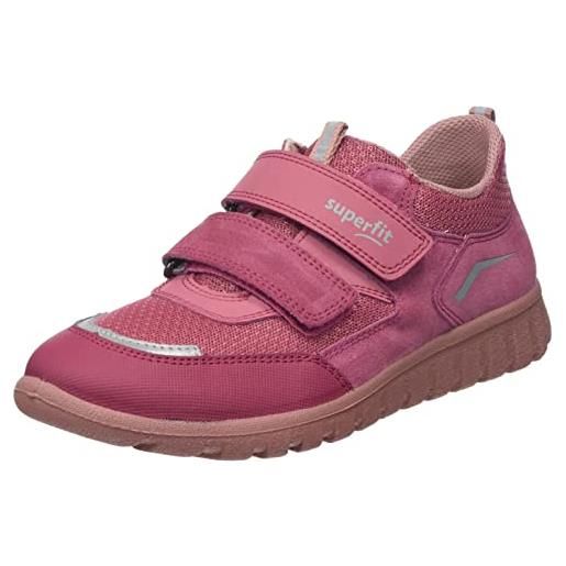 Superfit sport7 mini, scarpe da ginnastica, grigio rosa 2000, 23 eu