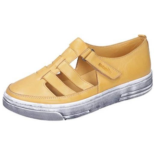 Manitu pantofole da donna, scarpe da ginnastica, giallo, 38 eu
