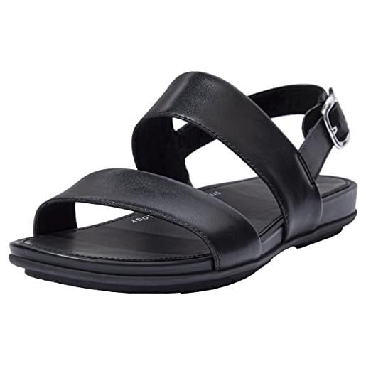 Fitflop graccie sandal leather, donna, schwarz, 41 eu