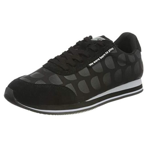 Desigual shoes_pegaso_logomania, scarpe da ginnastica donna, nero, 45 eu