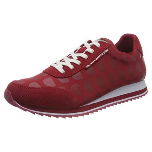 Desigual shoes_pegaso_logoman, scarpe da ginnastica donna, red, 36 eu
