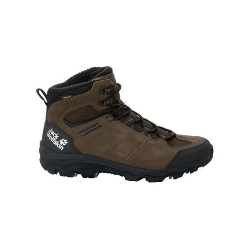 Jack Wolfskin vojo 3 wt texapore mid m, scarpe da escursionismo uomo, phantom/black, 42.5 eu