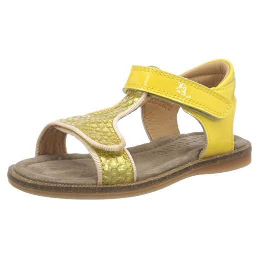 Bisgaard alma, sandali con chiusura a t, giallo (mango 2105), 26 eu