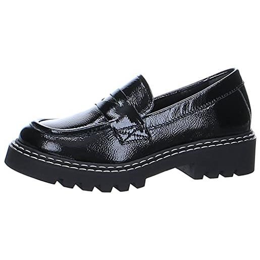 Tamaris 1-1-24700-27, pantofole donna, black patent, 38 eu