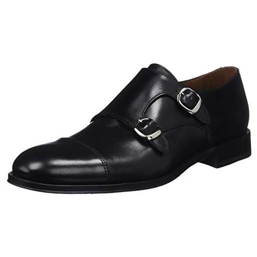 Lottusse l6964, scarpe stringate derby uomo, nero (ebony negro ebony negro), 44 eu