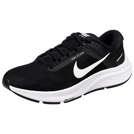 Nike air zoom structure 24, scarpe da corsa donna, nero bianco, 37.5 eu