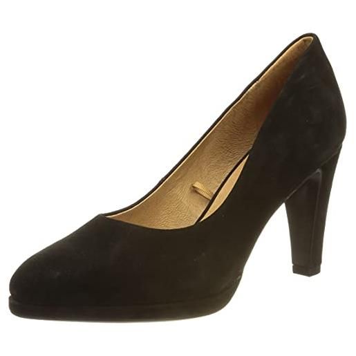 CAPRICE 9-9-22402-27, scarpe décolleté donna, in camoscio nero, 39 eu