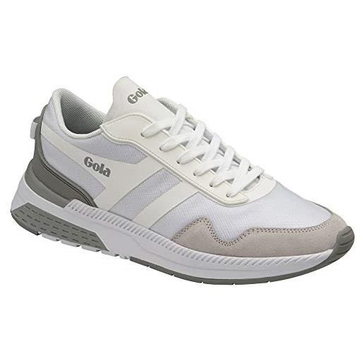 Gola atomica, scarpe per jogging su strada uomo, bianco/grigio, 43 eu