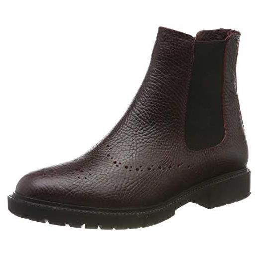 Fred de la Bretoniere stephanie, stivali chelsea donna, nero (black 0024), 37 eu
