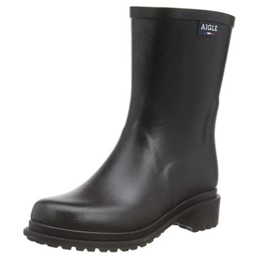 Aigle fulfeel mid, stivali in gomma, donna, nero, 41 eu